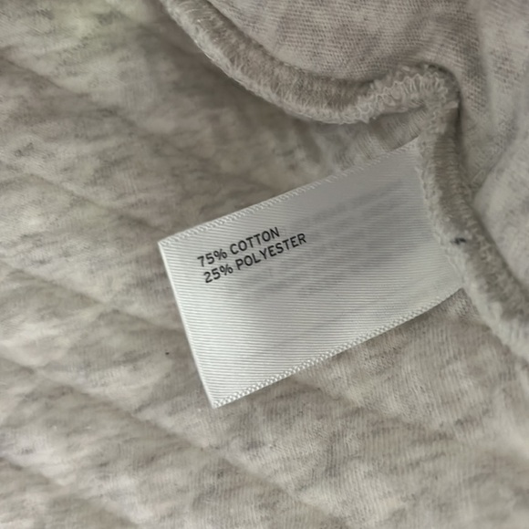 EUC Cream Quilted Duluth Pullover Quarter Snap - Picture 3 of 4